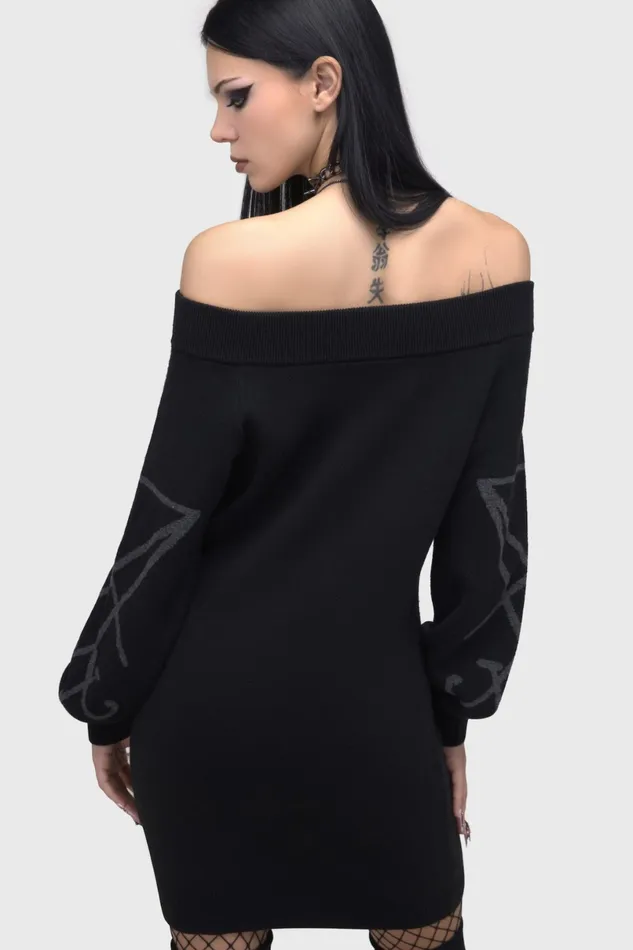Killstar Midi Women Demontorn Sweater Dress