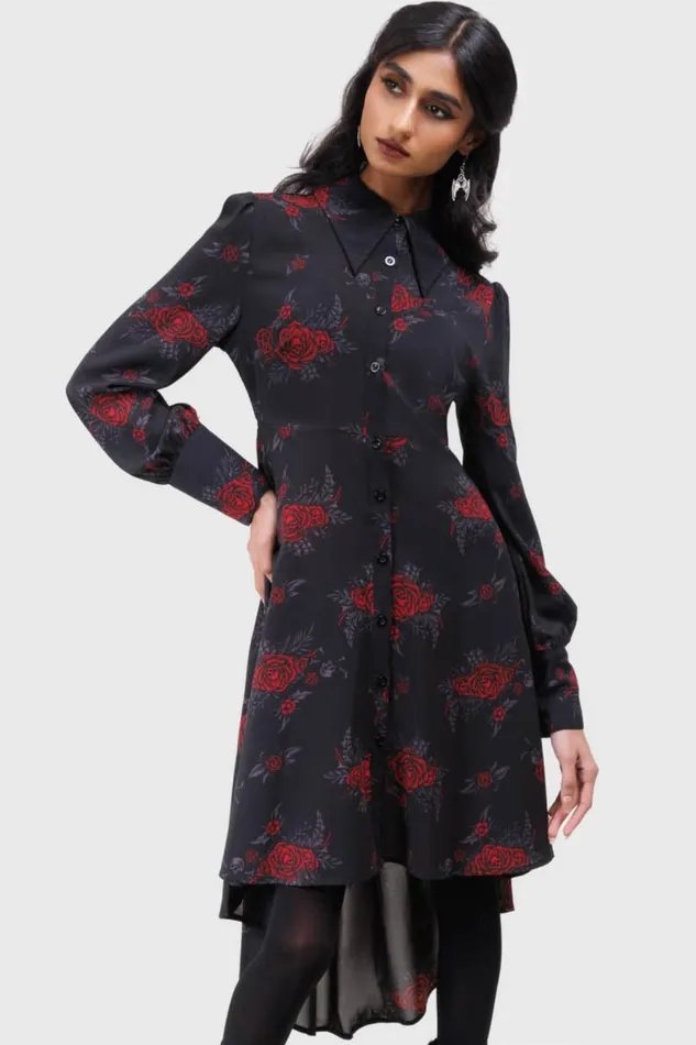 Killstar Shirt Women Pandora Shirt Dress