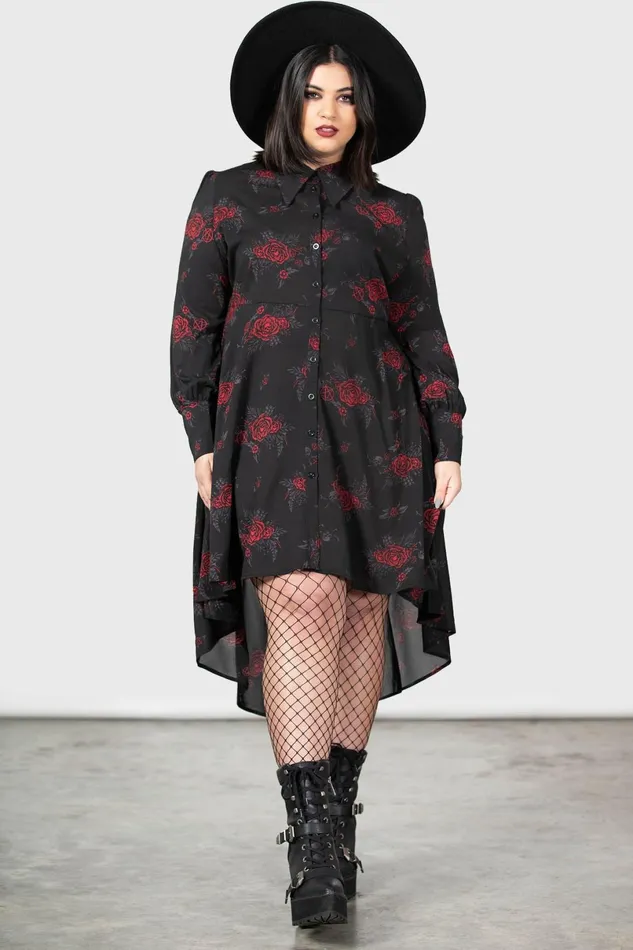 Killstar Shirt Women Pandora Shirt Dress