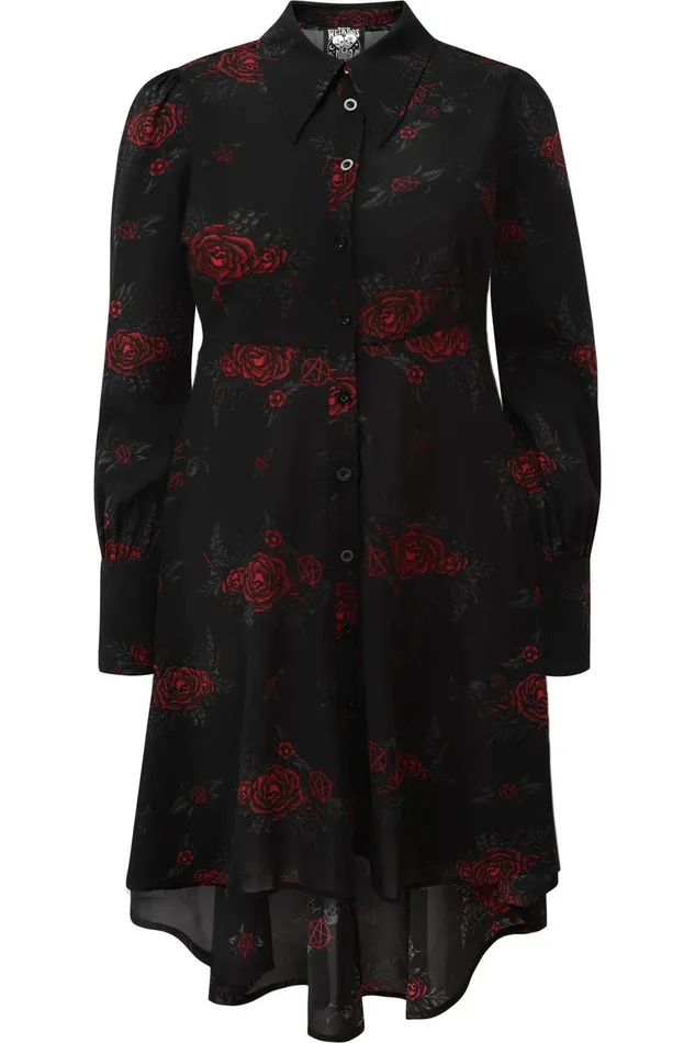 Killstar Shirt Women Pandora Shirt Dress
