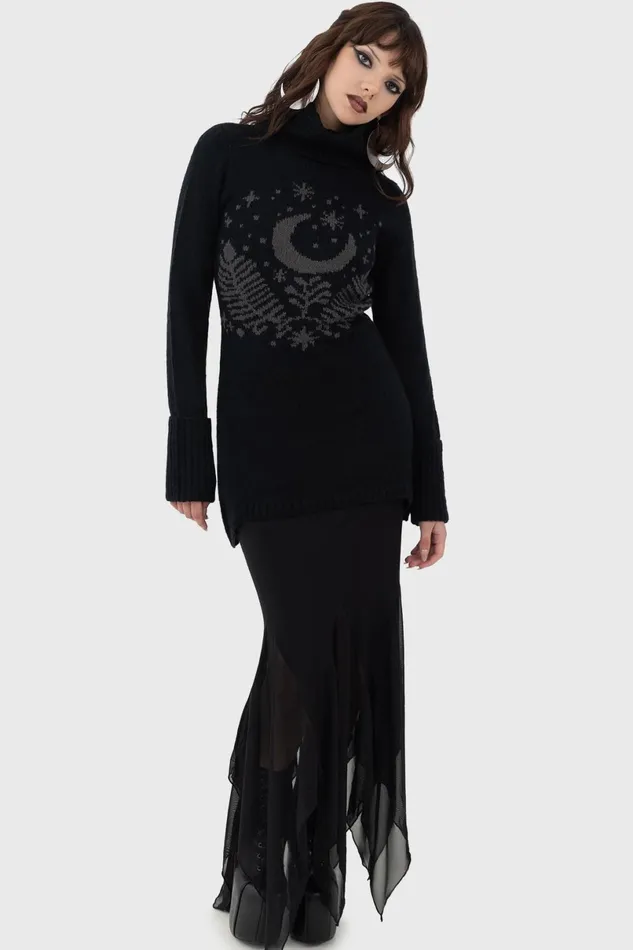 Killstar Sweaters Women Moonflower Sweater