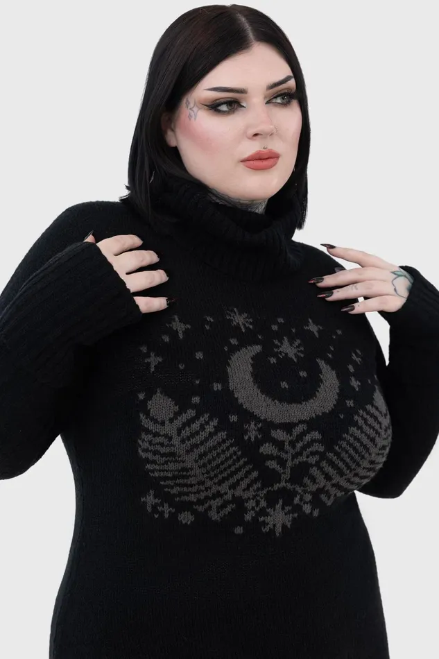 Killstar Sweaters Women Moonflower Sweater