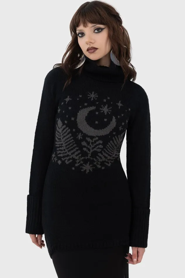 Killstar Sweaters Women Moonflower Sweater