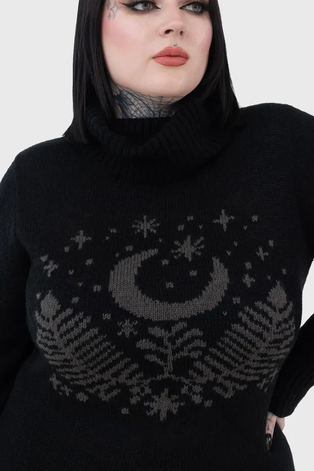 Killstar Sweaters Women Moonflower Sweater