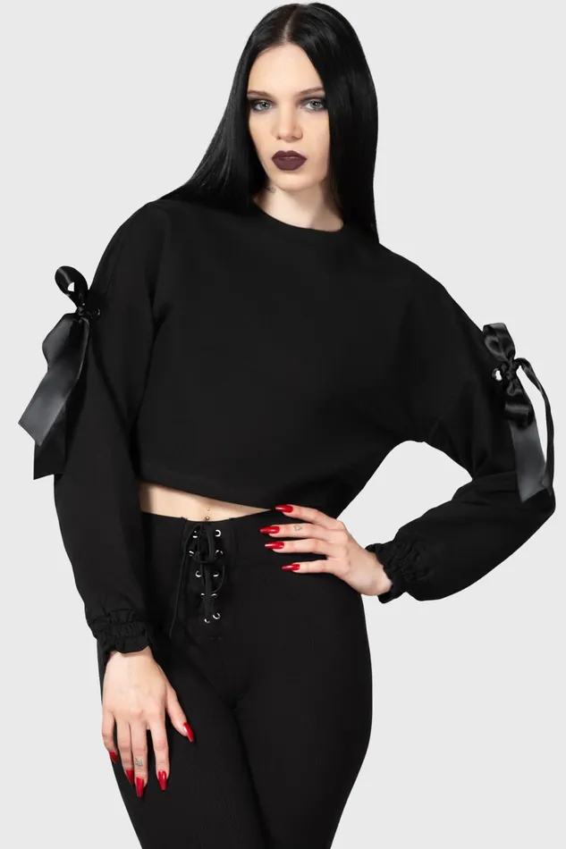 Killstar Sweaters Women Ray Crop Sweater