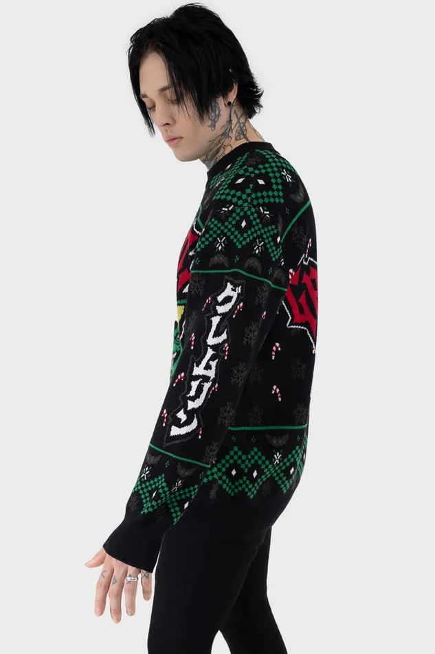 Killstar Sweaters Women The Gremlins Are Coming Sweater