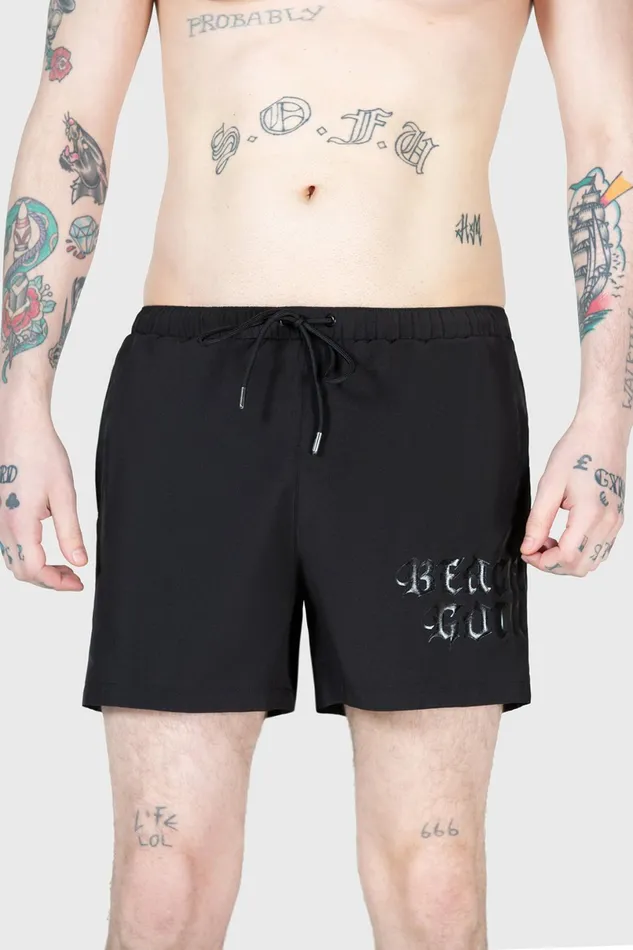 Killstar Swim Women Dive Into Hell Swim Shorts