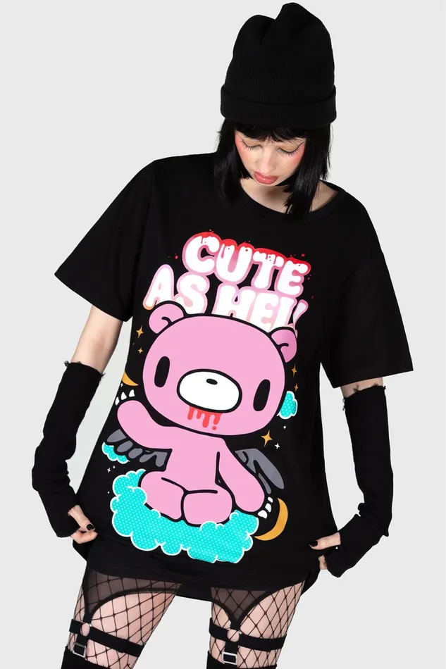 Killstar TShirts and Vests Men Cute As Hell TShirt