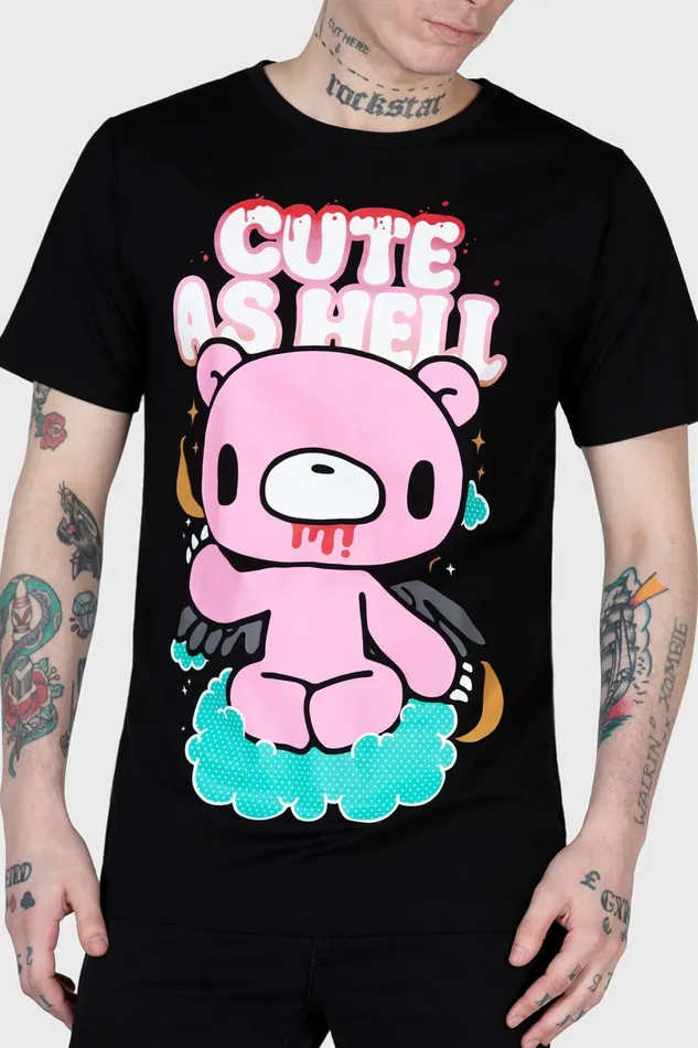 Killstar TShirts and Vests Men Cute As Hell TShirt