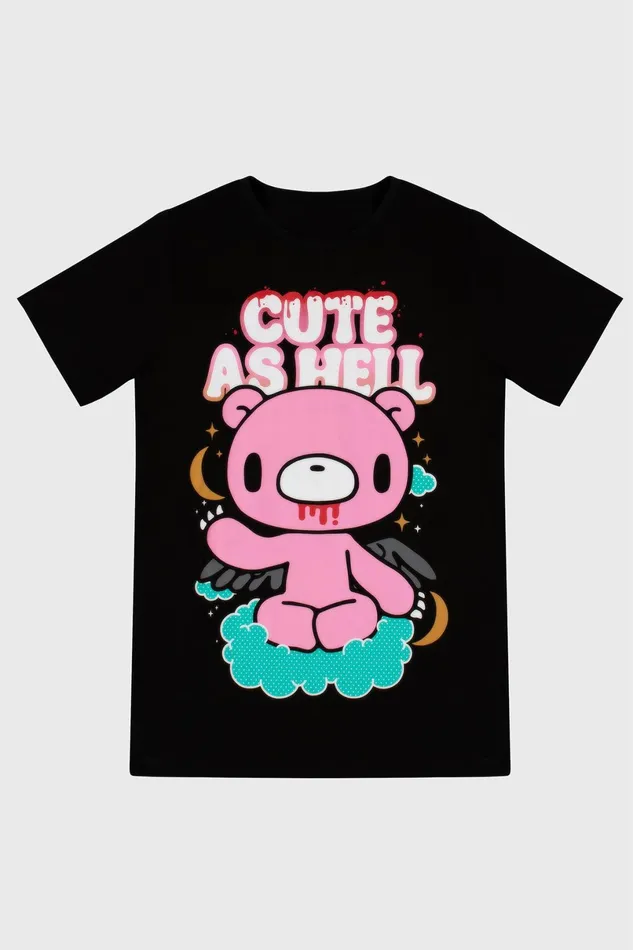 Killstar TShirts and Vests Men Cute As Hell TShirt