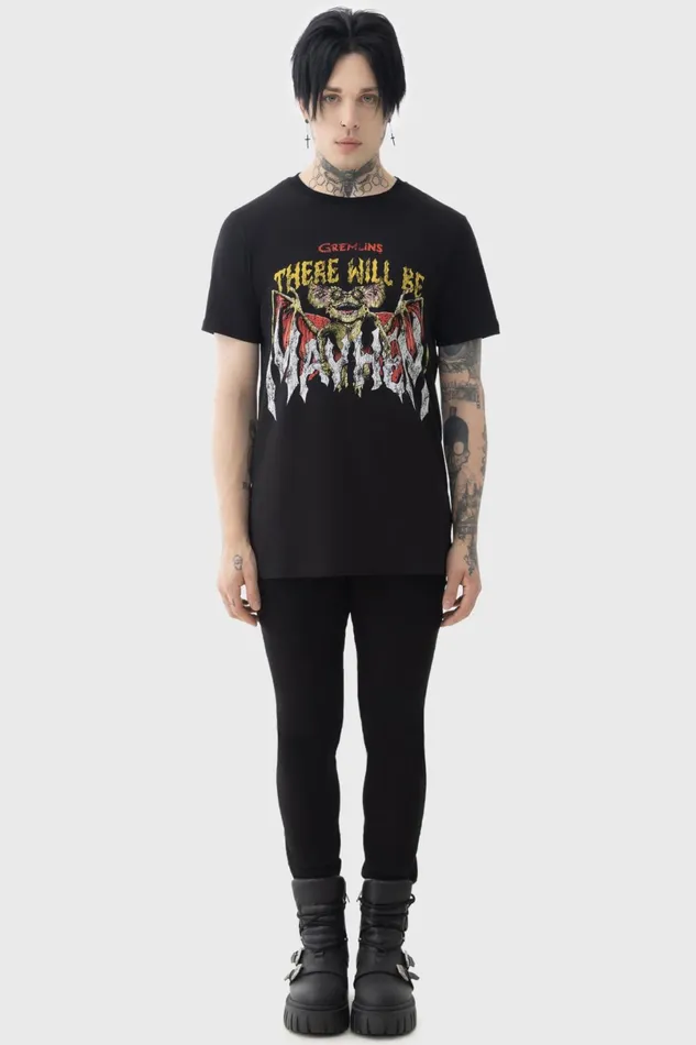 Killstar TShirts and Vests Men Will Be Mayhem T Shirt