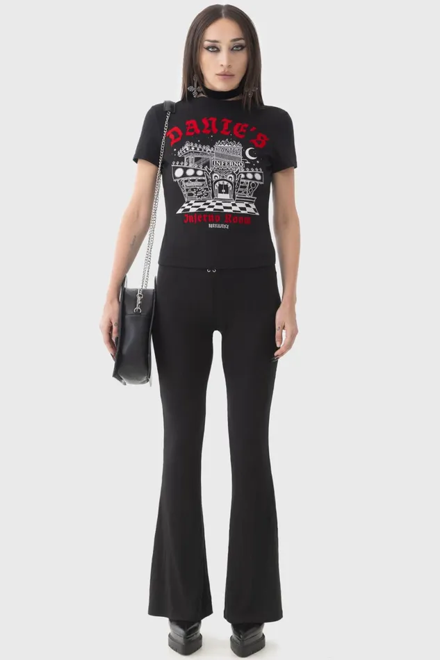 Killstar TShirts and Vests Women Dante039s Inferno Fitted TShirt
