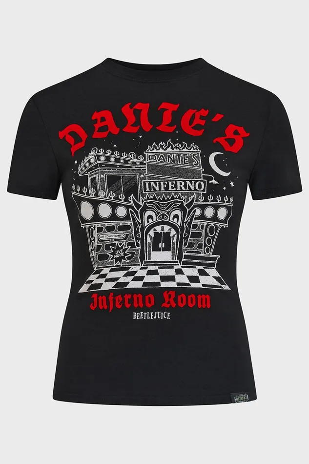 Killstar TShirts and Vests Women Dante039s Inferno Fitted TShirt