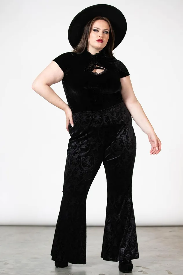 Killstar Velvet Women Dark Dynasty Flares B