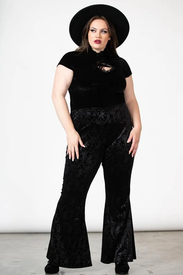 Killstar Velvet Women Dark Dynasty Flares B