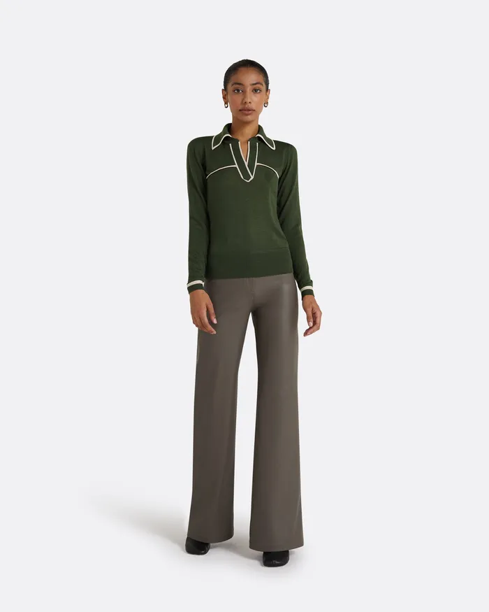 Knitwear Lydie Seaweed and Powder Knit Seaweed 8211 Safiyaa Women