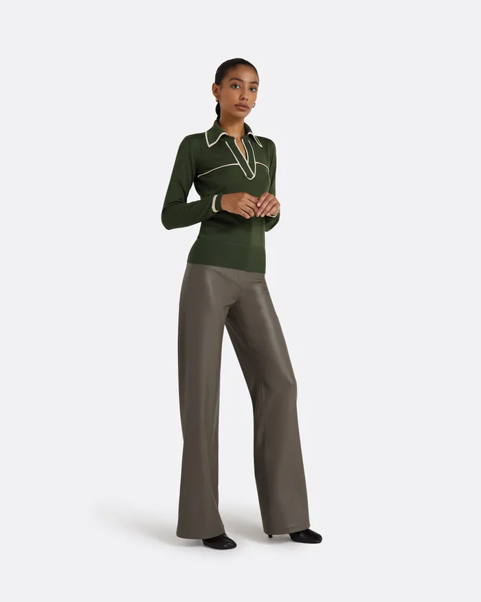 Knitwear Lydie Seaweed and Powder Knit Seaweed 8211 Safiyaa Women