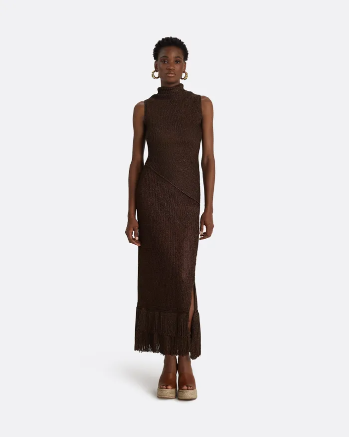Knitwear Women Safiyaa Veranna Deep Brown Knit Top Deep Brown