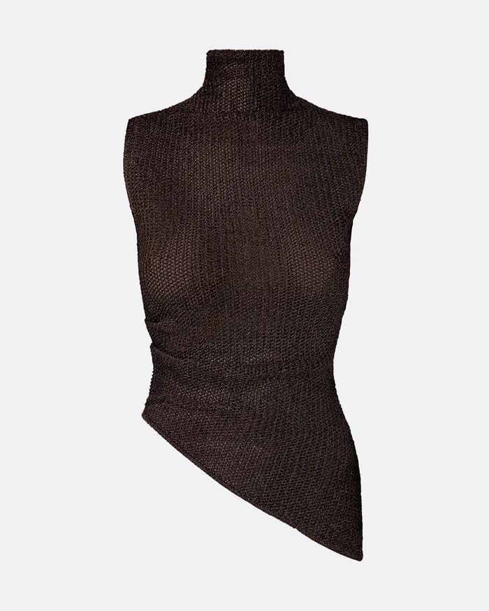 Knitwear Women Safiyaa Veranna Deep Brown Knit Top Deep Brown