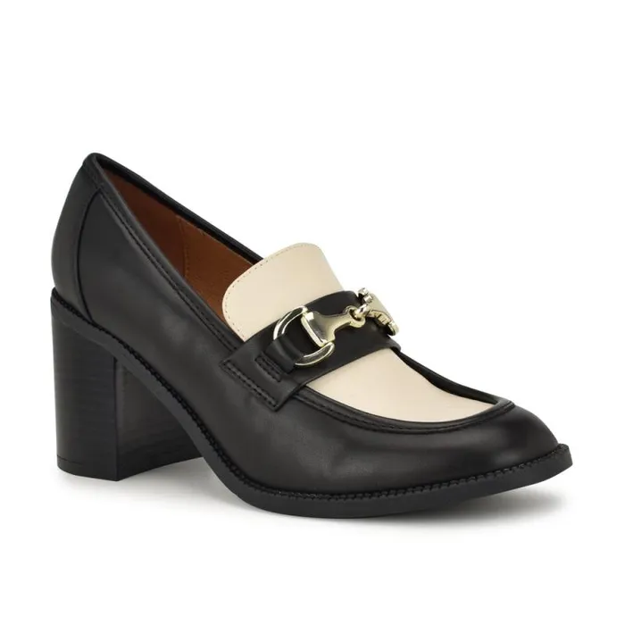 Koolo Casual Moc Loafers Blackwhite Women Nine West Heels Koolo Casual Moc Loafers Blackwhite Women Nine West Heels