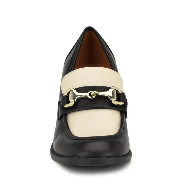 Koolo Casual Moc Loafers Blackwhite Women Nine West Heels Koolo Casual Moc Loafers Blackwhite Women Nine West Heels