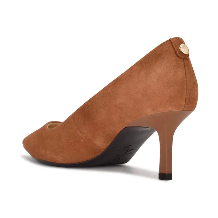 Kuna 92159 Pointy Toe Pumps Cognac Suede Women Nine West Heels Kuna 92159 Pointy Toe Pumps Cognac Suede Women Nine West Heels