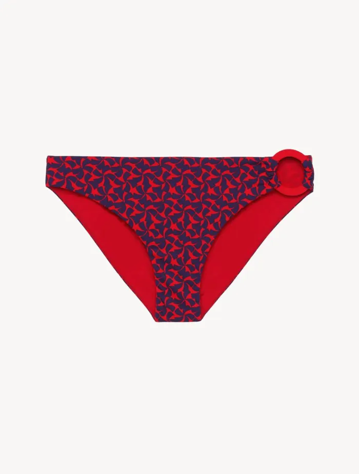 La Perla Bikini Briefs In Red And Blue Women Bikinis