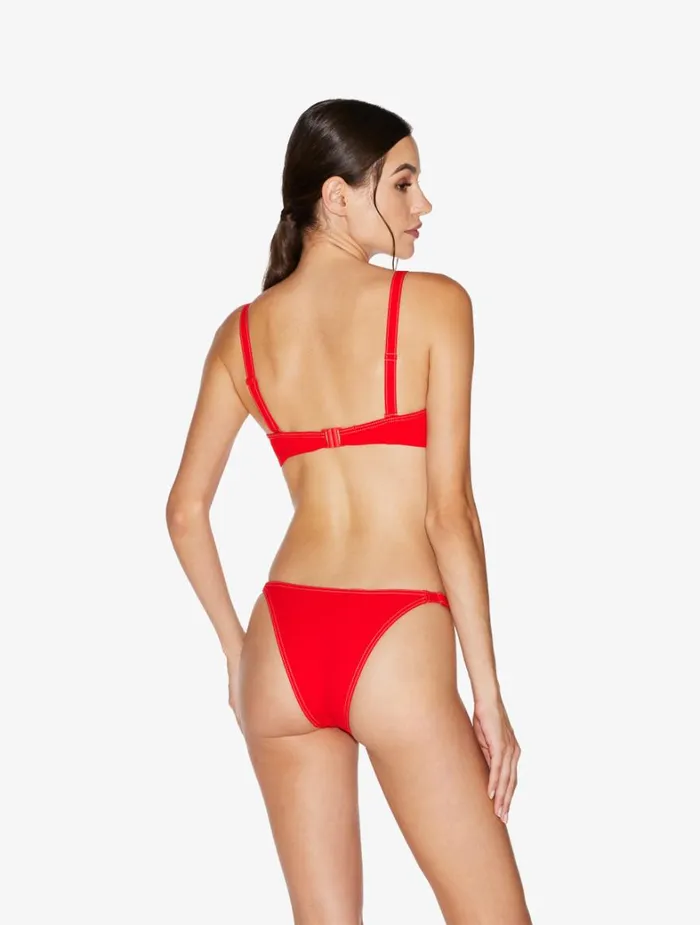 La Perla Bralette Bikini Top In Red Women Bikinis