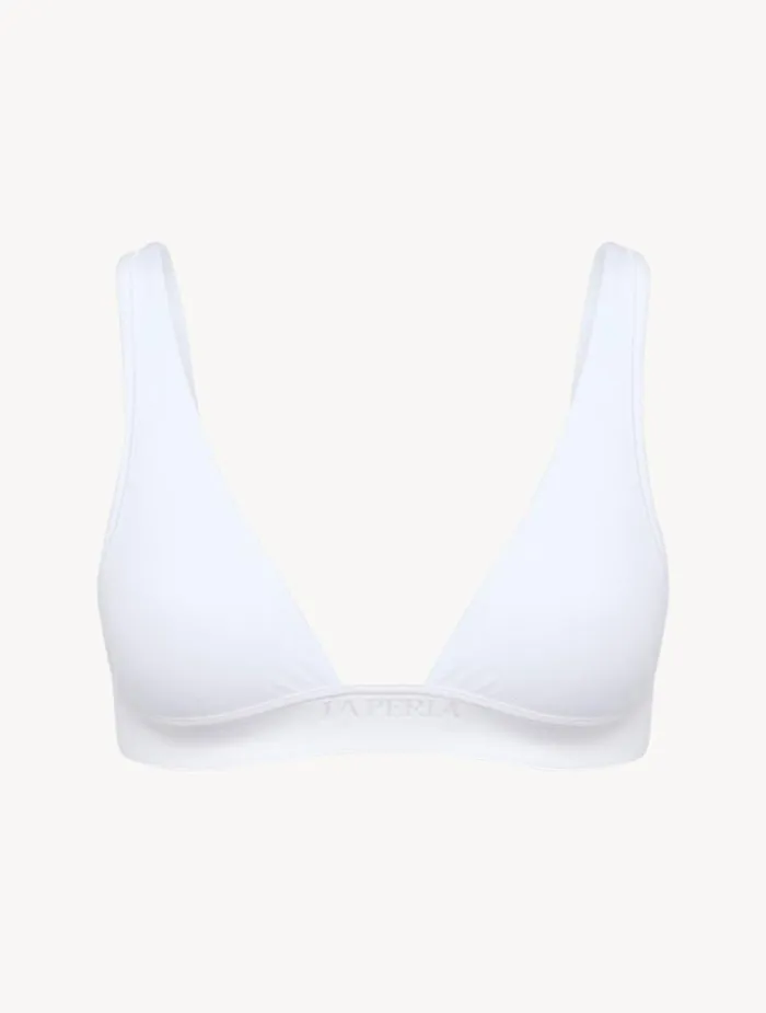 La Perla Soft Triangle Bra In White 8211 Online Exclusive Women Triangle