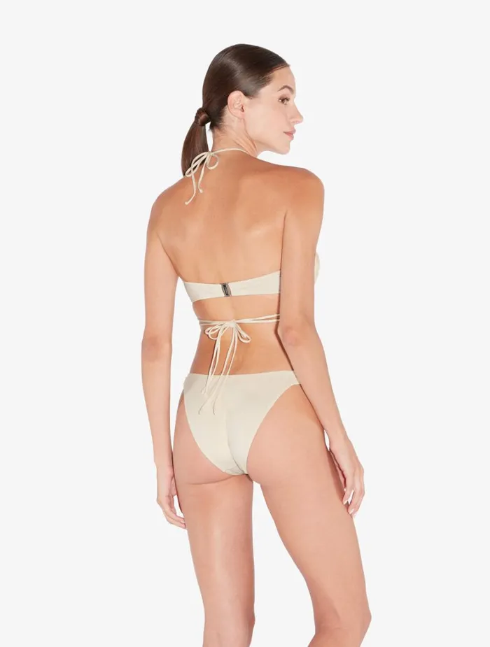 La Perla Trikini In Nude With Beading Women Bikinis