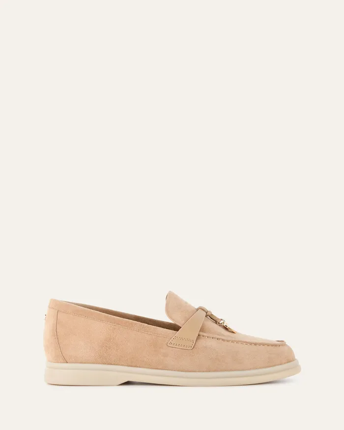 LACE UP and LOAFERS Circa loafers camel suede jomercer Women