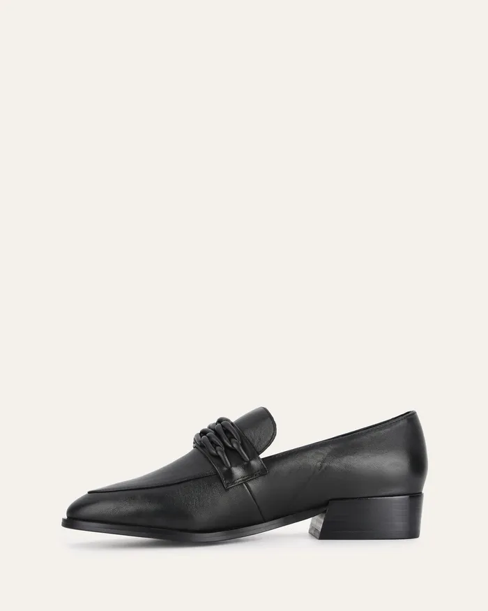 LACE UP and LOAFERS jomercer Women Ximena loafers black leather LACE UP and LOAFERS jomercer Women Ximena loafers black leather