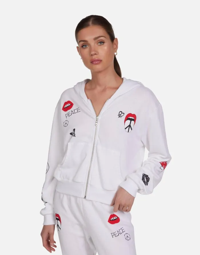 Lachelle Peace Elements White Women Lauren Moshi Long Sleeve