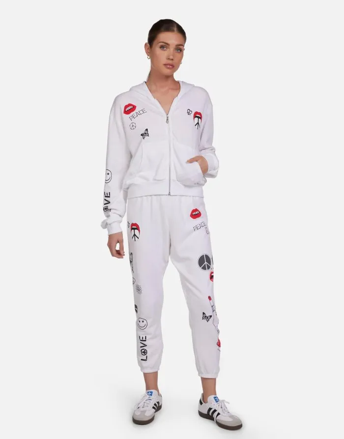 Lachelle Peace Elements White Women Lauren Moshi Long Sleeve