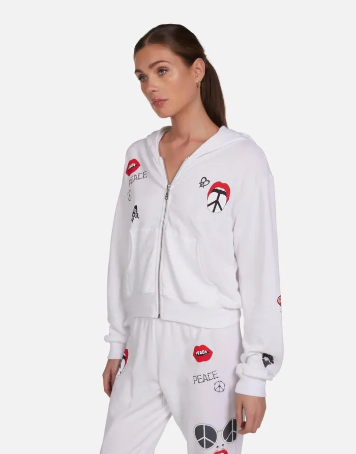 Lachelle Peace Elements White Women Lauren Moshi Long Sleeve