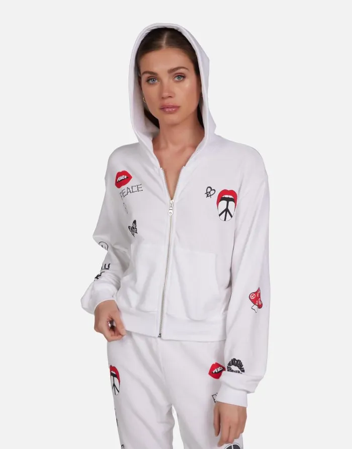 Lachelle Peace Elements White Women Lauren Moshi Long Sleeve
