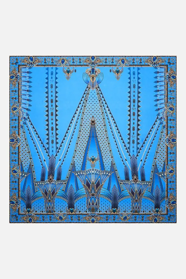 LARGE SQUARE SCARF ARCHIVAL REVIVAL Archival Revival WomensMens Camilla Scarves
