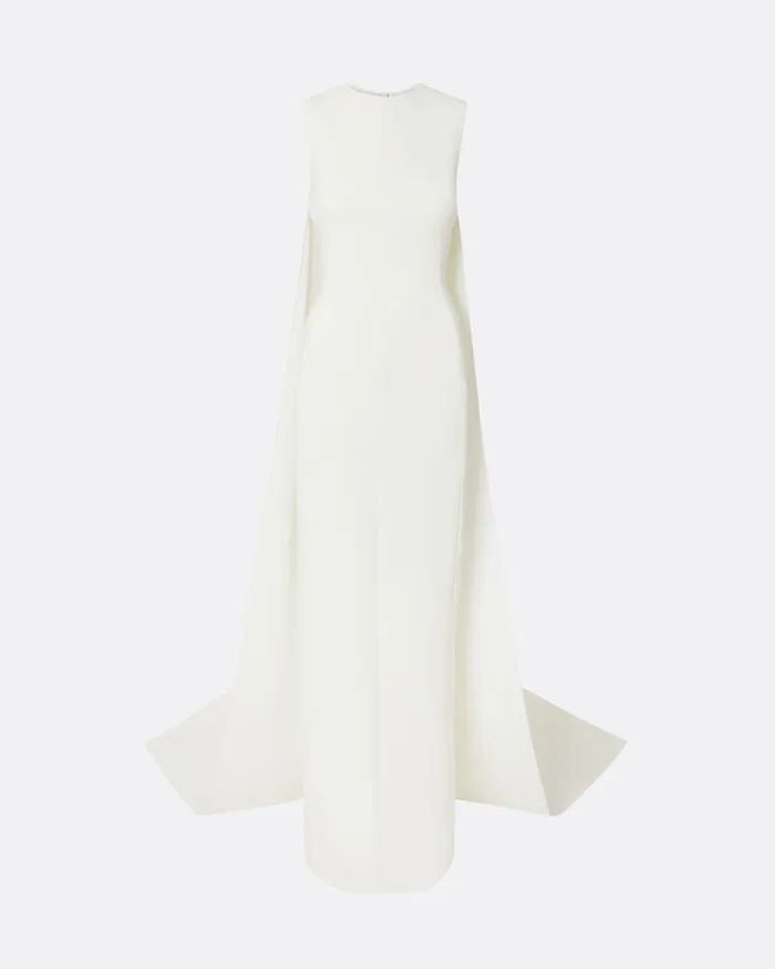 Linna Ivory Long Dress Ivory Women Dresses Safiyaa