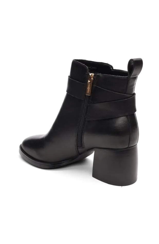 Liverpool Los Angeles Boots ENCINO BOOTIE WITH ANKLE STRAP Black 8211 Womens