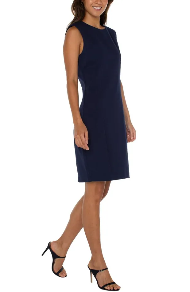Liverpool Los Angeles Dresses SLEEVELESS SHEATH DRESS Cadet Blue 8211 Womens