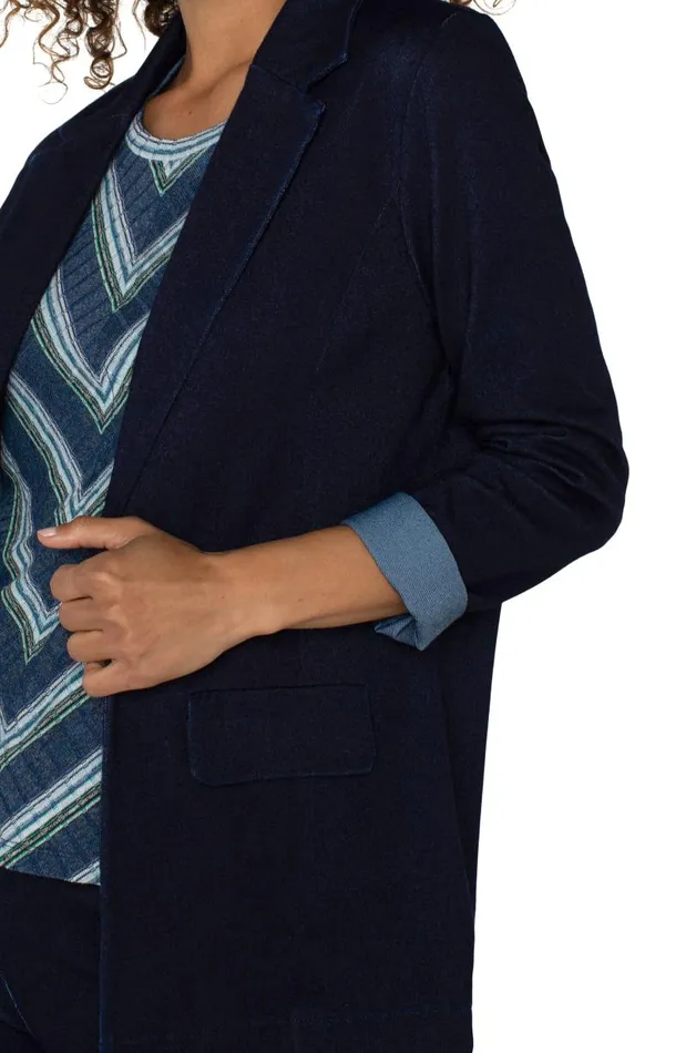 Liverpool Los Angeles Jackets BOYFRIEND BLAZER Indigo Rinse 8211 Womens