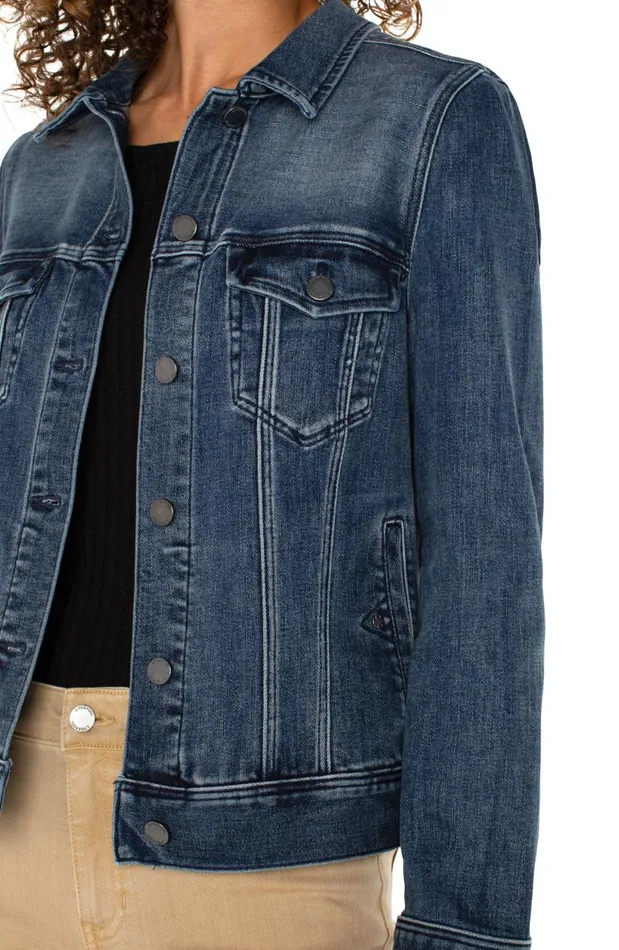Liverpool Los Angeles Jackets CLASSIC JEAN JACKET Ponderay 8211 Womens