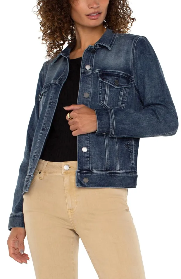 Liverpool Los Angeles Jackets CLASSIC JEAN JACKET Ponderay 8211 Womens