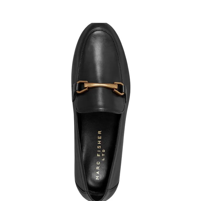 Loafers and Flats Marc Fisher Women Bleek Loafer Black Leather