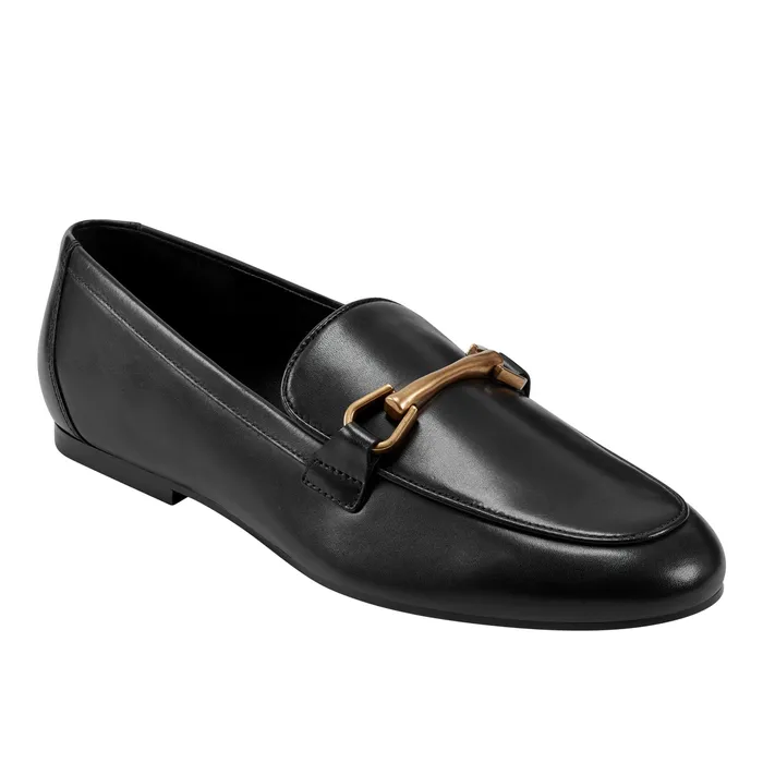 Loafers and Flats Marc Fisher Women Bleek Loafer Black Leather