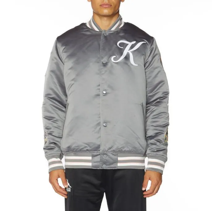 Logo Jasper Bomber Jacket 8211 Grey Grey Men Kappa Jackets