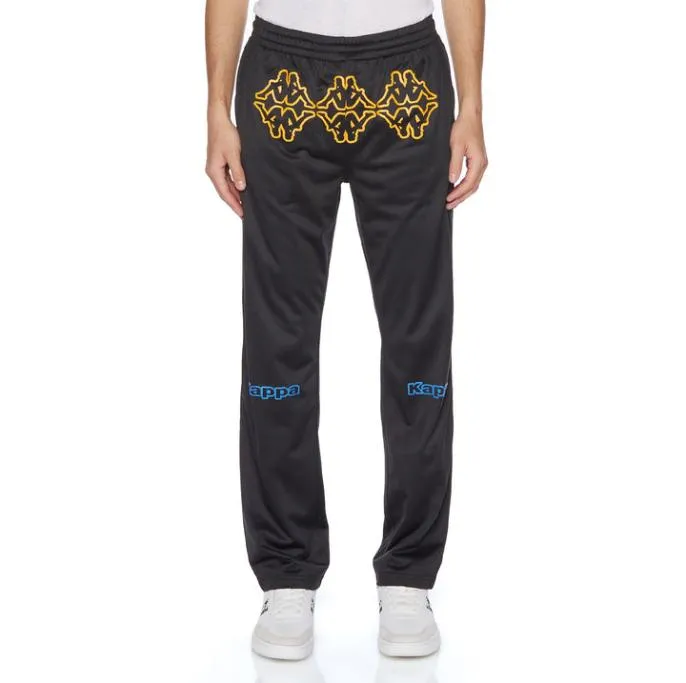 Logo Noon Trackpants 8211 Black Jet Black Jet Men Kappa Matching Sets