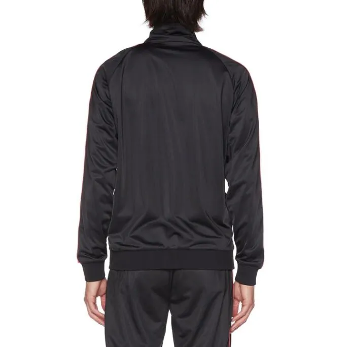Logo Tape Nure Track Jacket 8211 Black Jet Black Jet Men Kappa Matching Sets