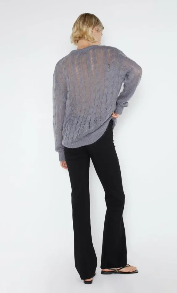 Long Sleeve Shop Bec Bridge Antoine Knit Jumper Gunmetal