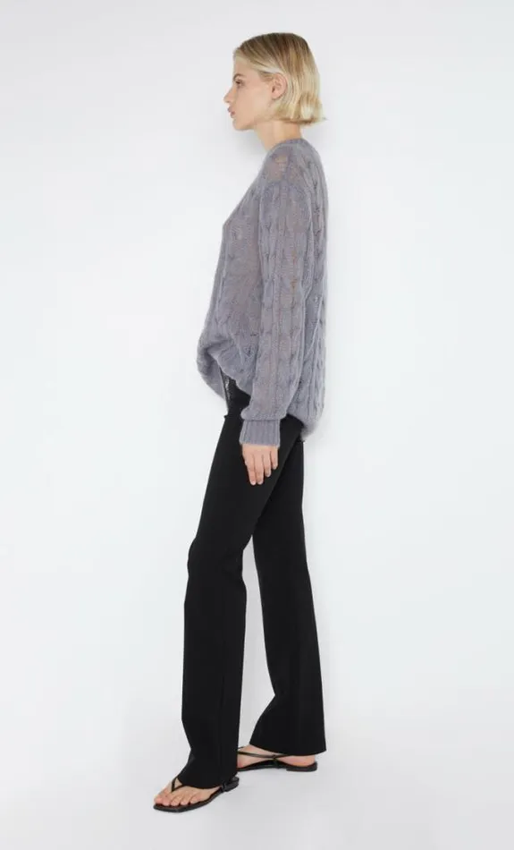Long Sleeve Shop Bec Bridge Antoine Knit Jumper Gunmetal